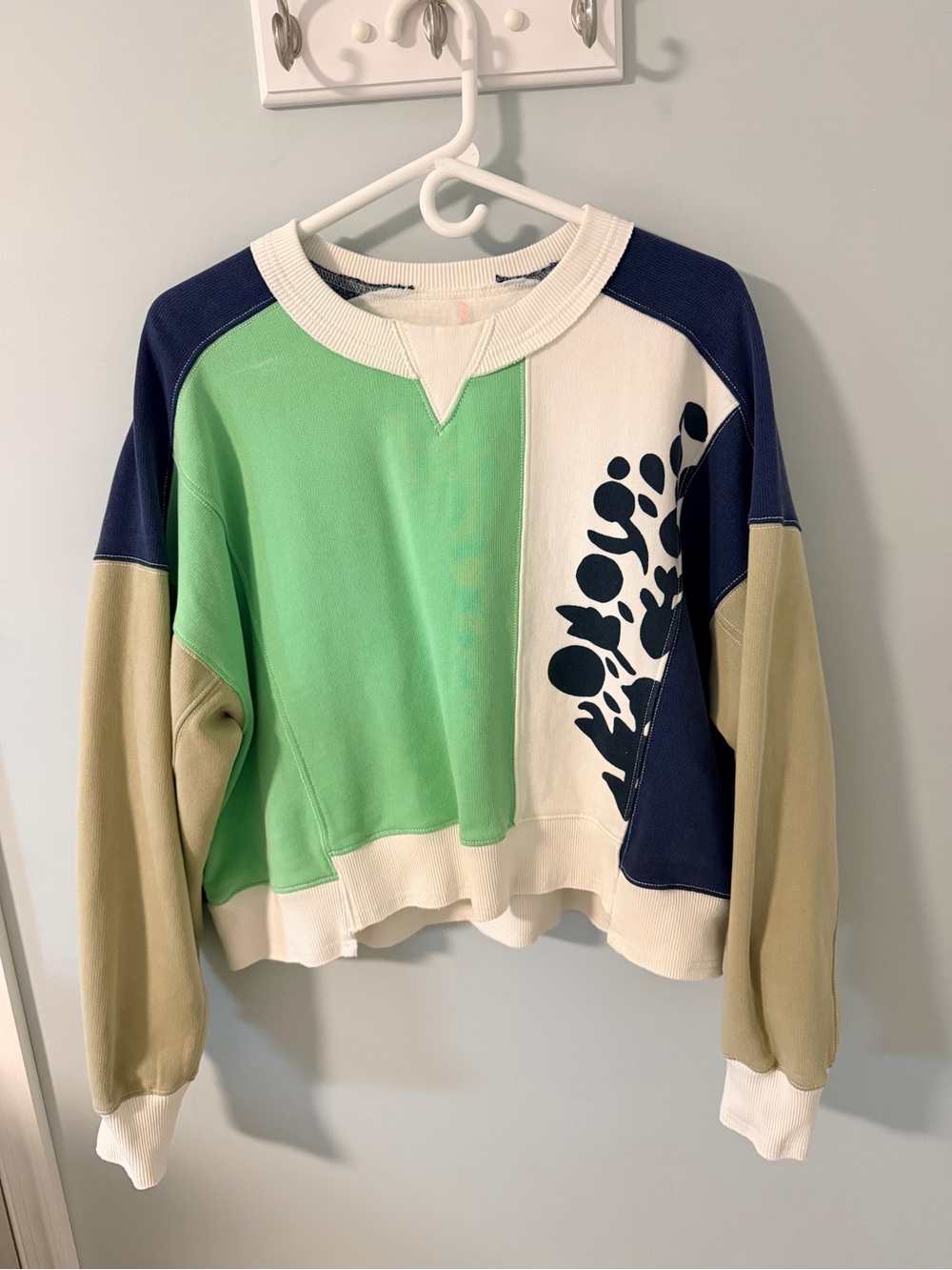 Free People Movement color block Intercept  pullover  size small